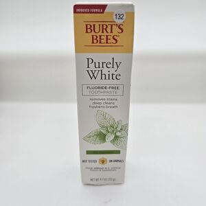 Burt's Bees Purely White Fluoride-Free Toothpaste